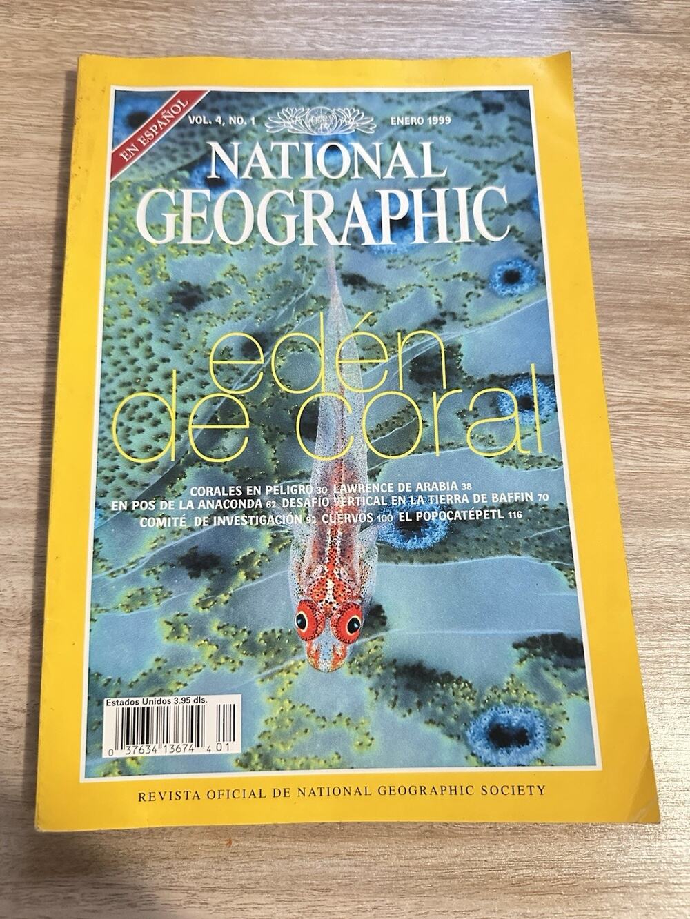 National Geographic En Español Magazine Vol 4 #1 Enero 1999